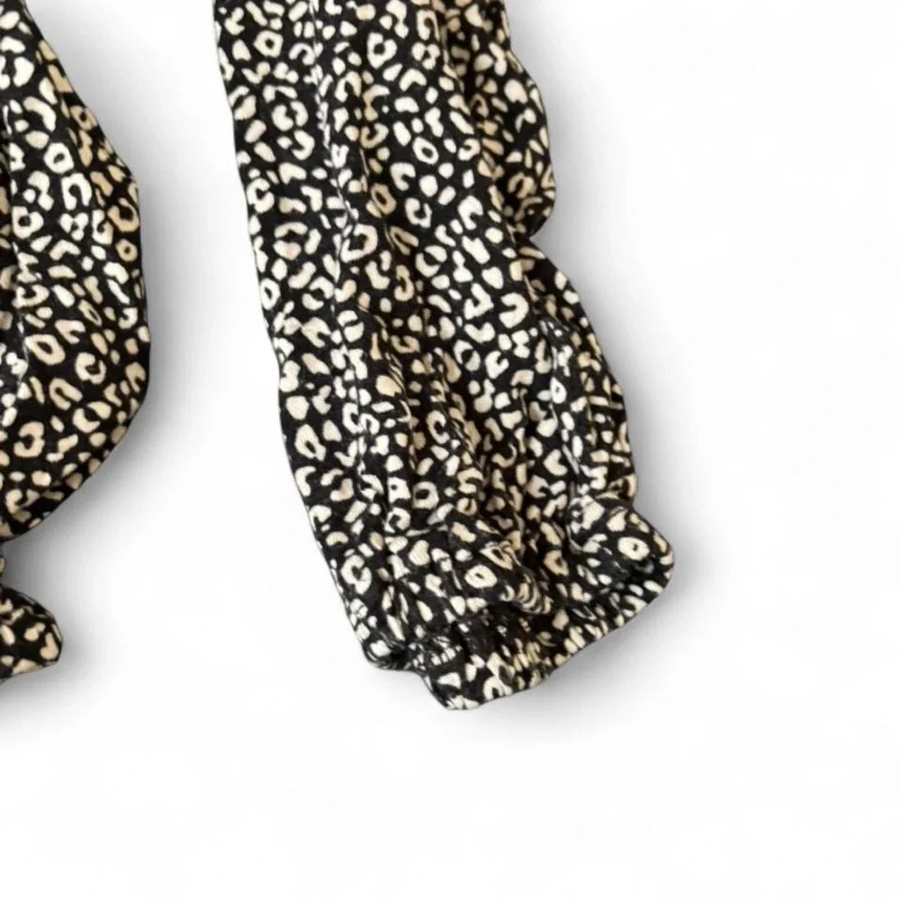 Micheal Kors‎ Leopard print blouse Y2k